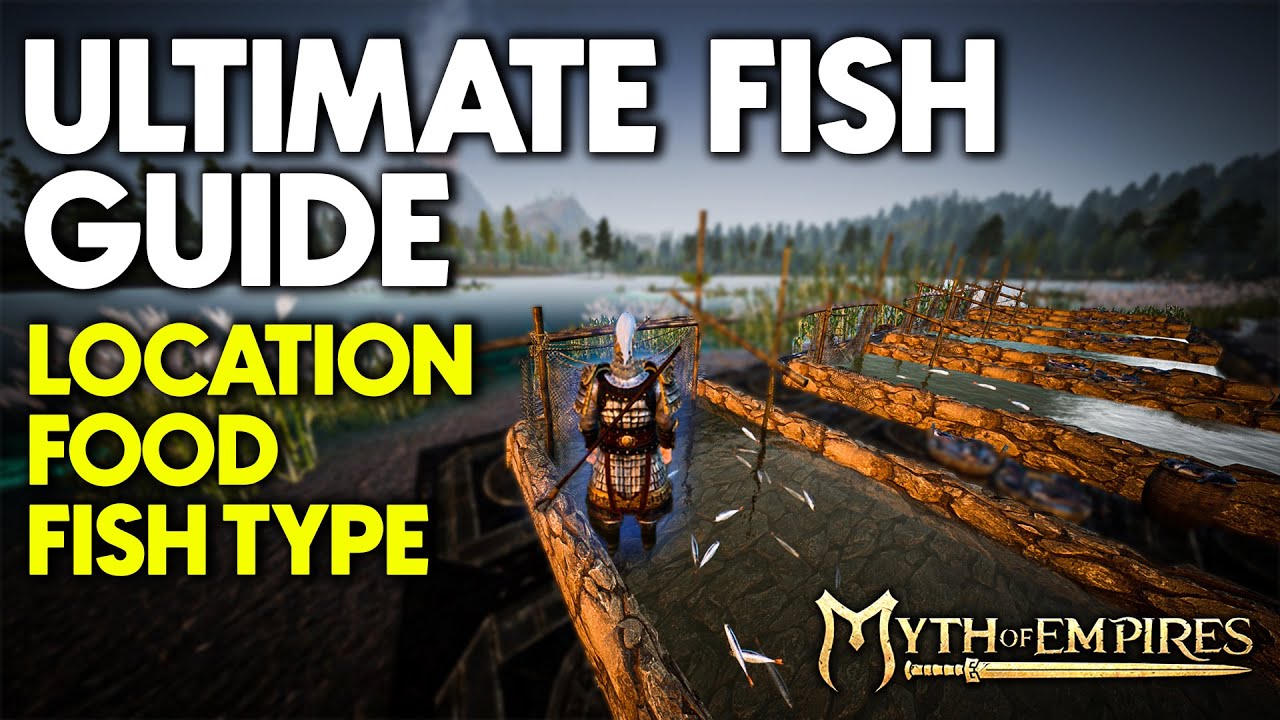 Master the Art of Fishing: Myth of Empires Guide to Catching All Types of Fish!| Survival Games 2024