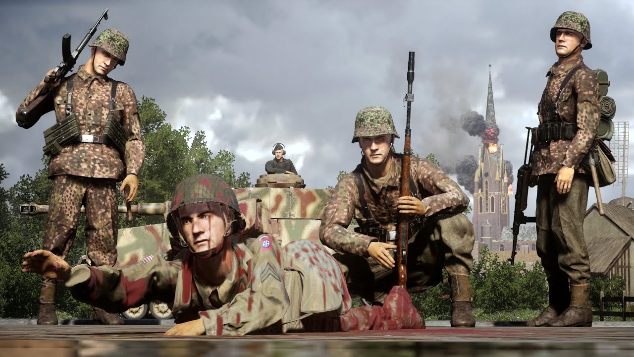 Post Scriptum 9.th SS Panzer Division Fighting in Veghel (Schießbecher Gameplay) - 4K