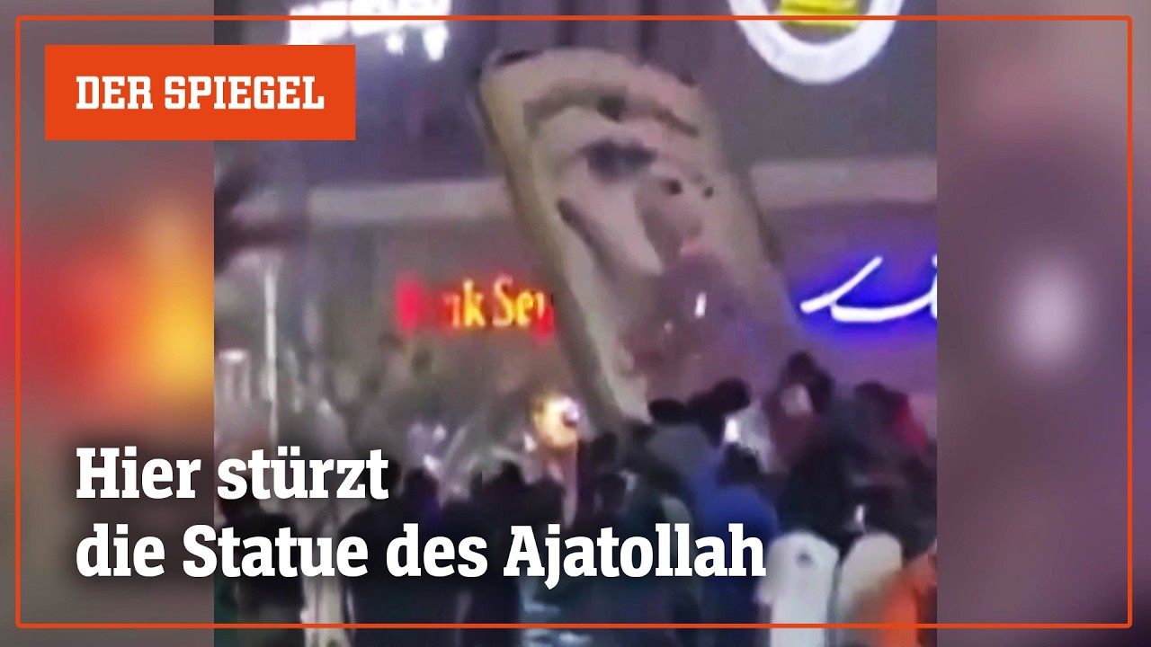 Hier st&uuml;rzt die Statue des Ajatollah | DER SPIEGEL