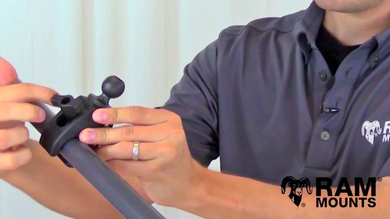 RAM Small Tough Claw with 1  Diameter Rubber Ball