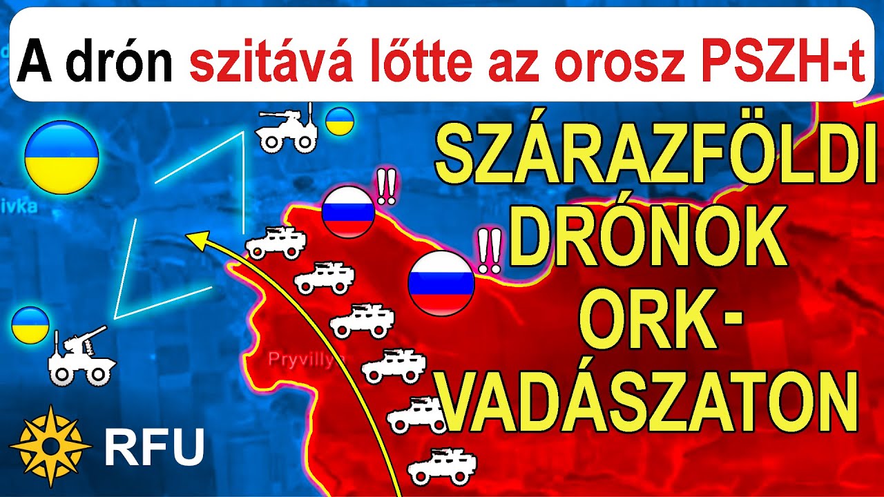 Jan.22:Az orosz katonákat szállító jármű találkozott egy ukrán szárazföldi drónnal: EGY SEM ÉLTE TÚL