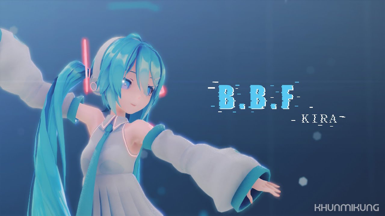 【MMD】KIRA, Heartbreaker - B.B.F ft. Miku & Rin《Sour Miku》