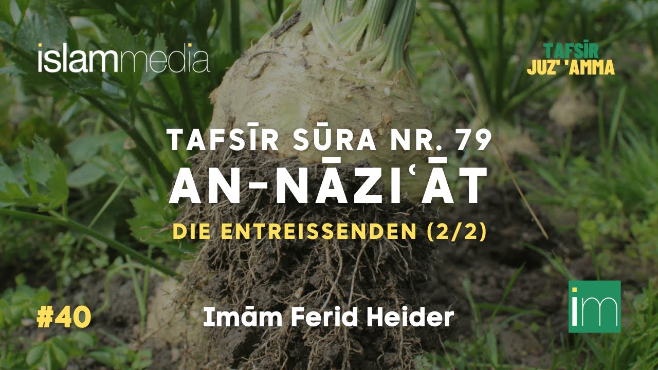Tafsīr Sūra 79 - an-Nāziʿāt (Die Entreißenden) 2/2 | Imām Ferid Heider