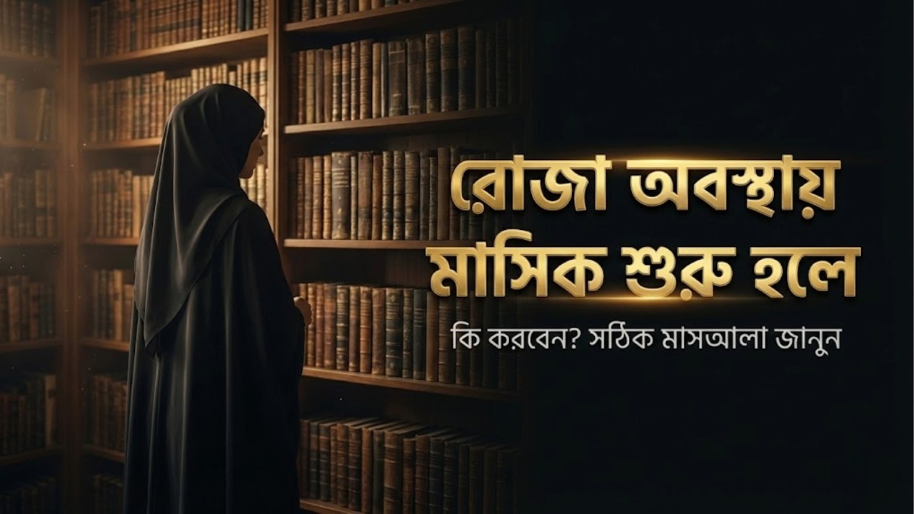 রোজা রেখে হঠাৎ হায়েজ শুরু হলে করণীয় কী? 😭 | ইফতারের আগে পিরিয়ড | Period During Fasting Rules