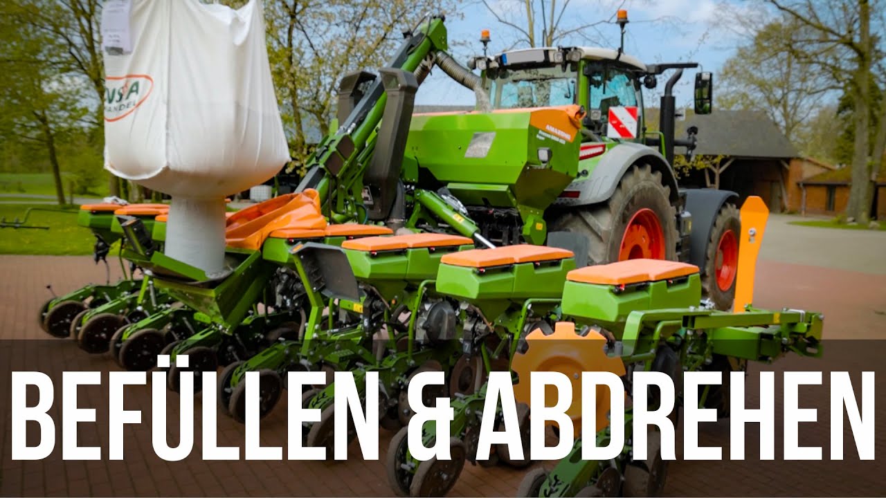 Fendt 728 & AMAZONE Precea einsatzbereit machen