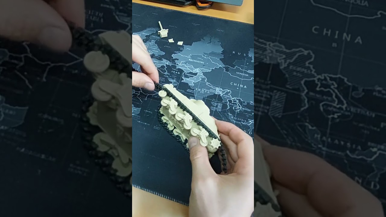 Am printat 3D tancul M4 Sherman #multipasidebine #treid #3d #3dprinting #worldoftanks