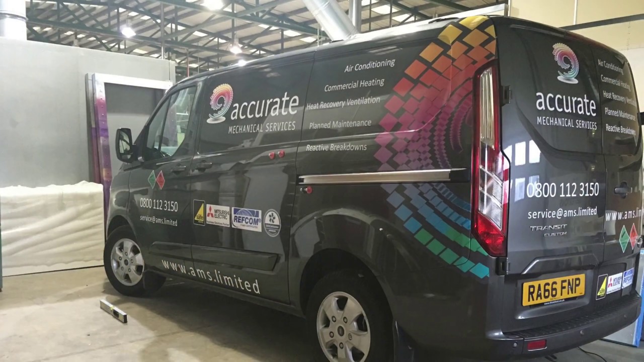 Vehicle Wrapping and Signwriting a Transit Custom