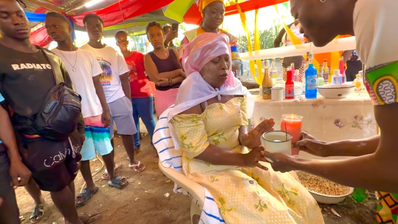 MÈTRÈS ERZULIE FREDA MONTE DAM SA NAN SEREMONI VODOU A LI VIN RESEVWA GATO YO KITE POU LI 