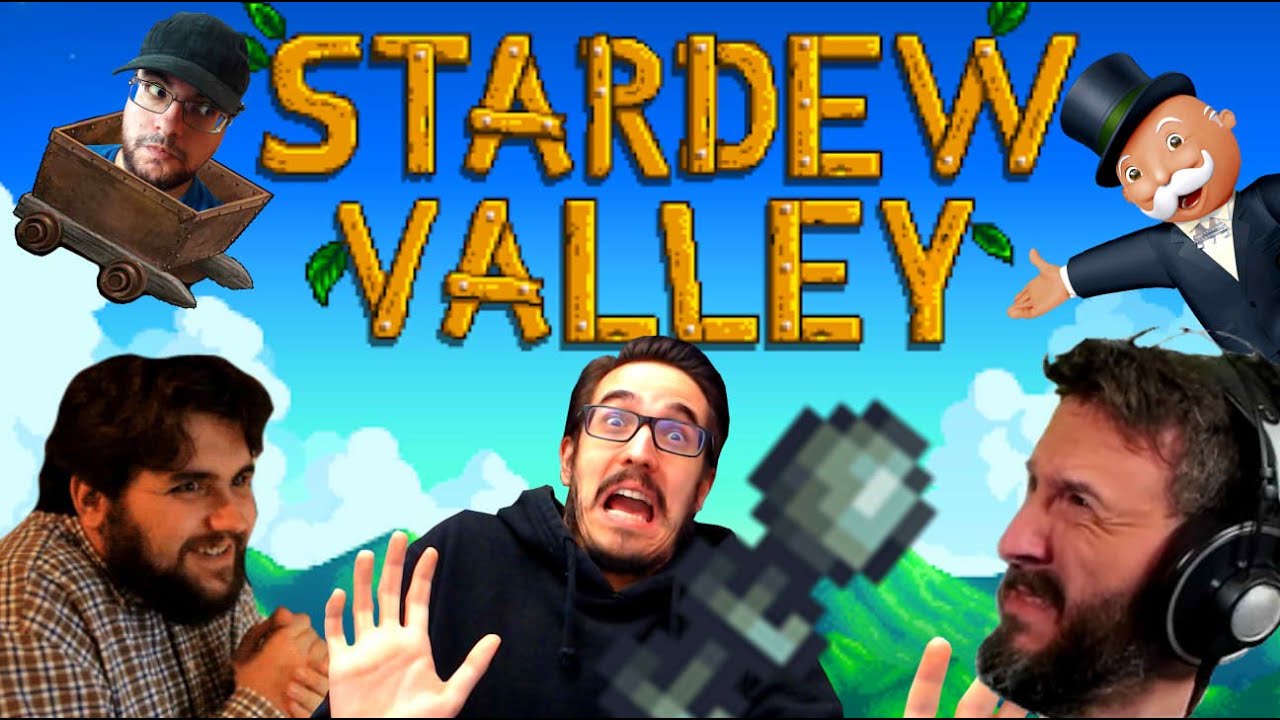 Eric, Dayo, Doc y Rangu Juegan al Monopoly de Stardew Valley