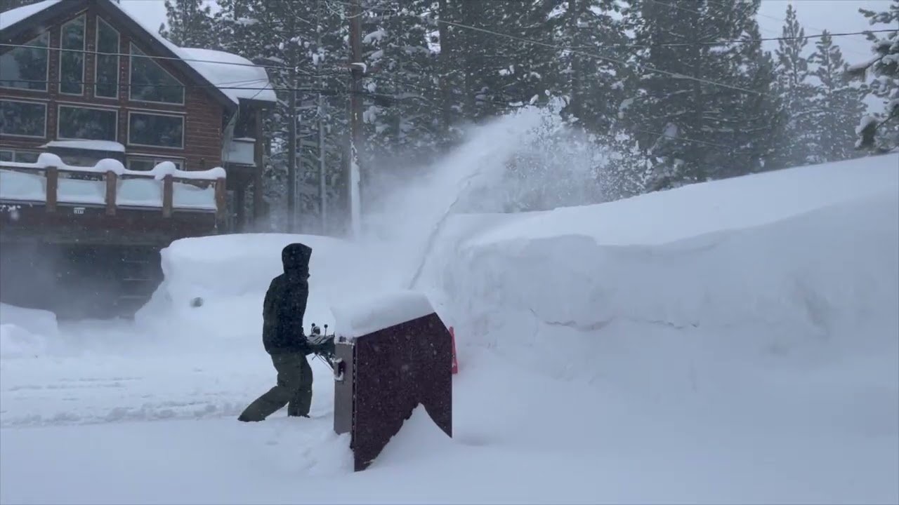 STORM CHASING. BLIZZARD. SOUTH LAKE TAHOE. part 2