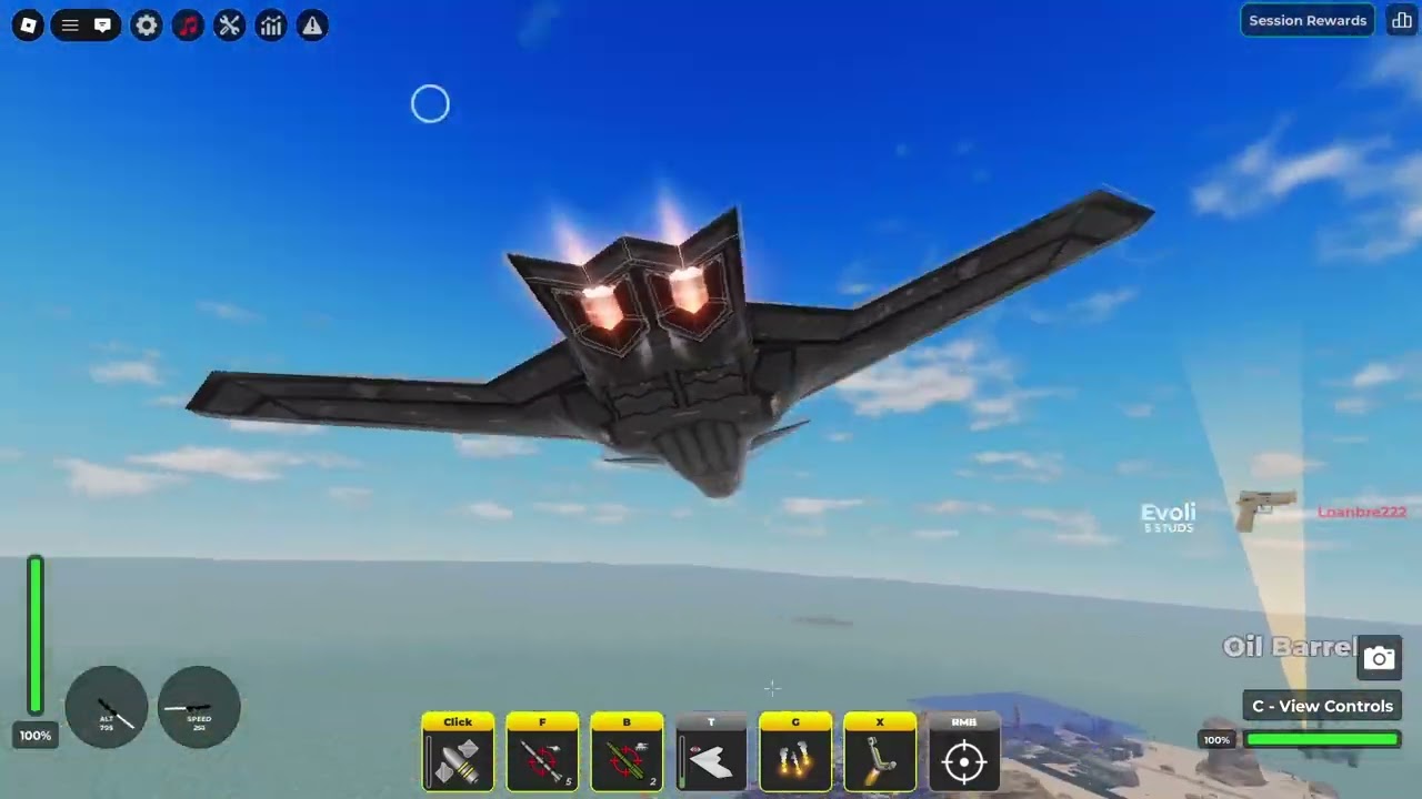 Destroying War Tycoon server with the new F-47 Prototype!