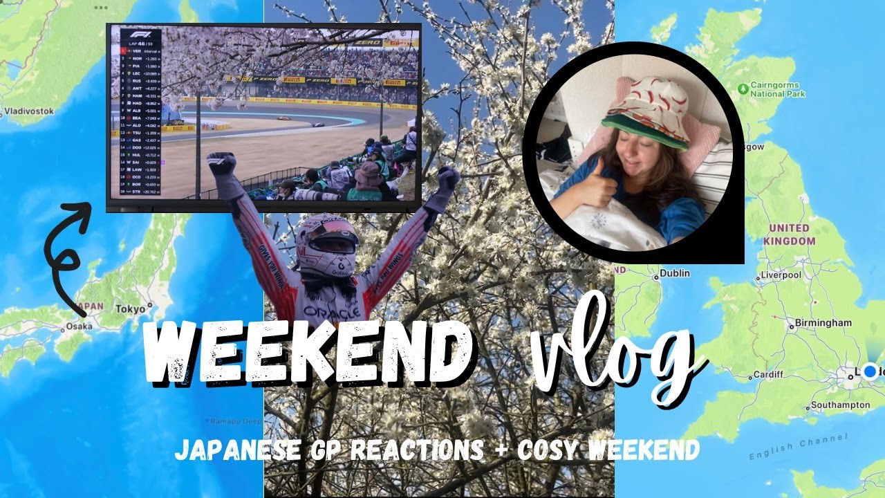 Weekend Vlog: Japanese Grand Prix Reactions, Life Catch Ups, Vision Boards & More 🌸