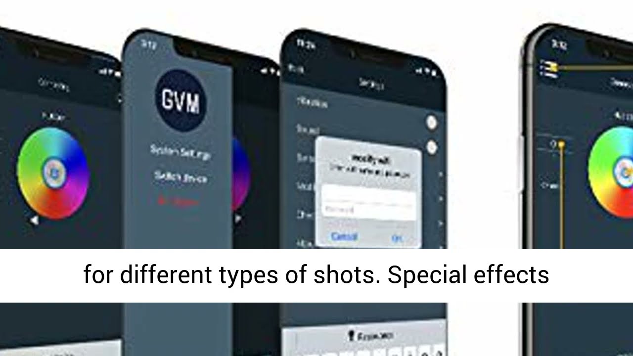 GVM RGB Video Lights with APP Control, 50W Full Color Studio Video Lighting Kit, Led Video Lights