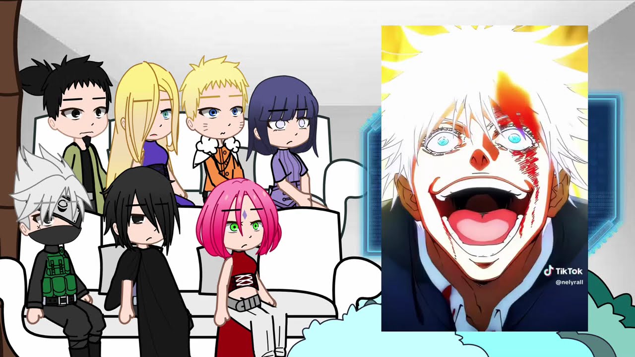Boruto adults react to boruto as Gojo -Jujutsu kaisen x boruto- part 1?
