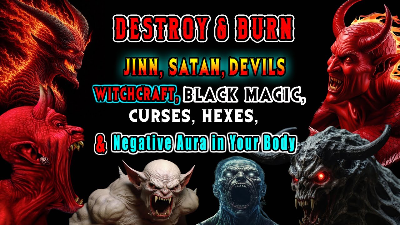 BURN AND DESTROY JINN, DEMONS AND BLACK MAGIC IN YOUR BODY! THE MOST POWERFUL METHOD REVEALED!