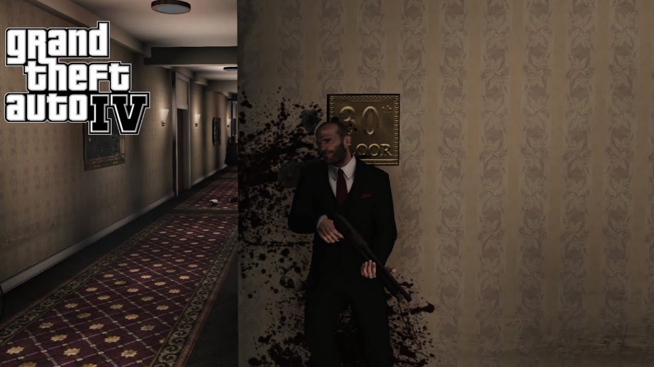 The Transporter ( Jason Statham ) | GTA IV Aggressive Gameplay