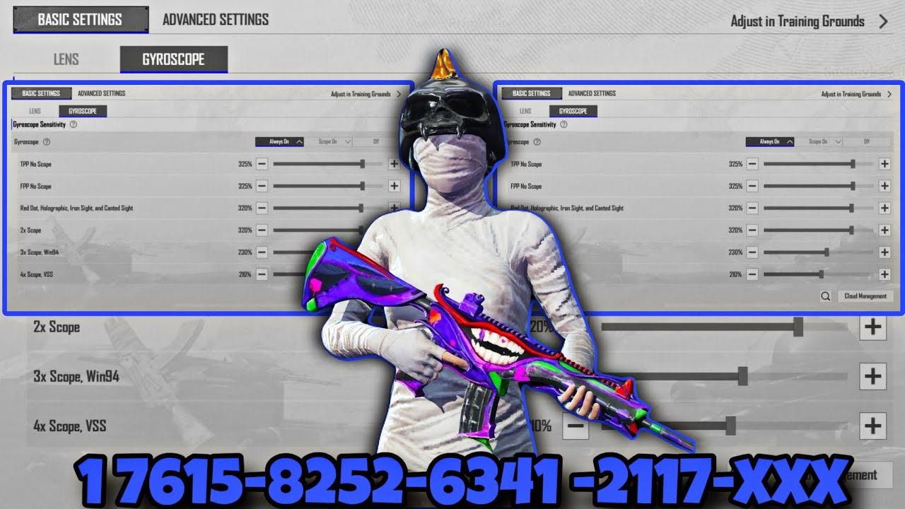 Новое обновление 4.3 ⚡️ Лучший код чувствительности + настройки управления в PUBG Mobile
