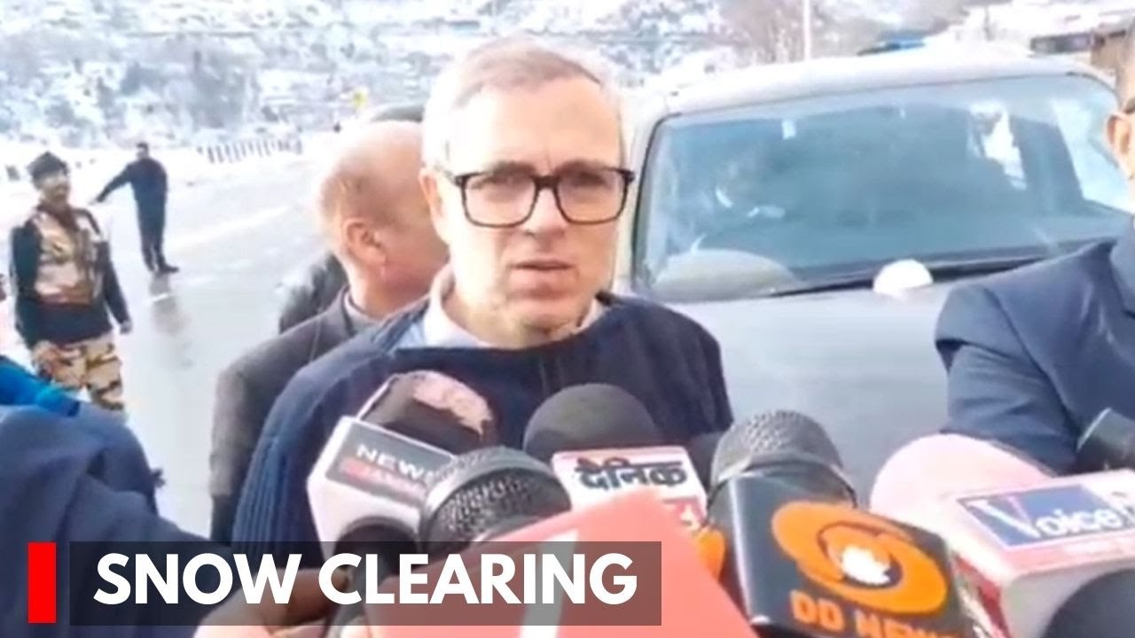 Snow clearing operation and power restoration process both are in full swing, says CM Omar Abdullah