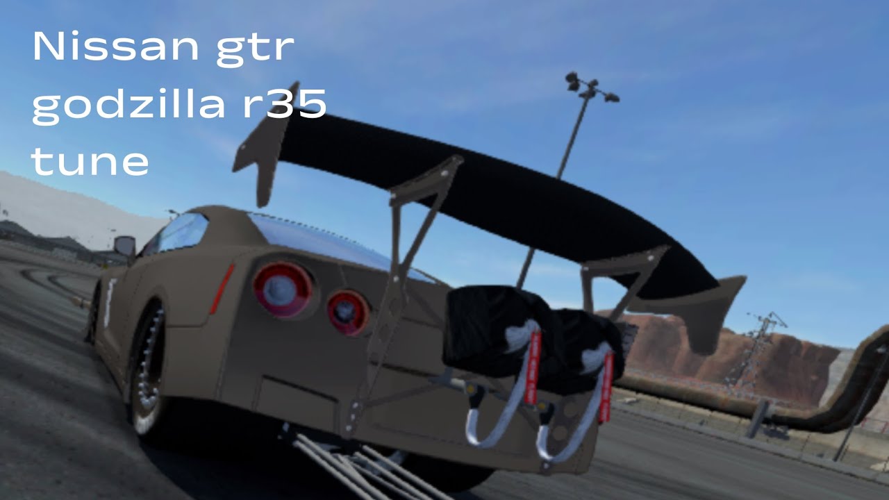 No limit drag racing 2.0 Nissan GT-R R35 Godzilla tune!