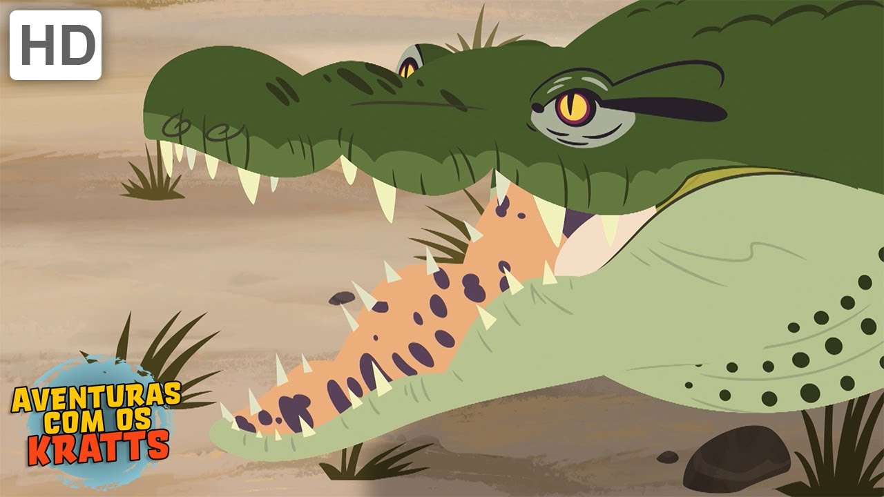Crocodilos | Enormes répteis do Nilo [episódios completos] Aventuras com os Kratts