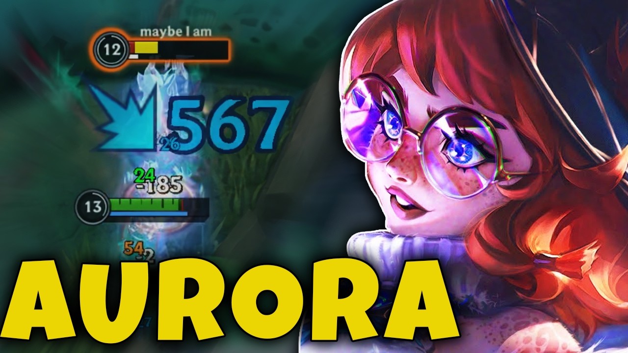 Wild Rift Aurora Mid Lane Gameplay in Season 20 (Build & Runes)