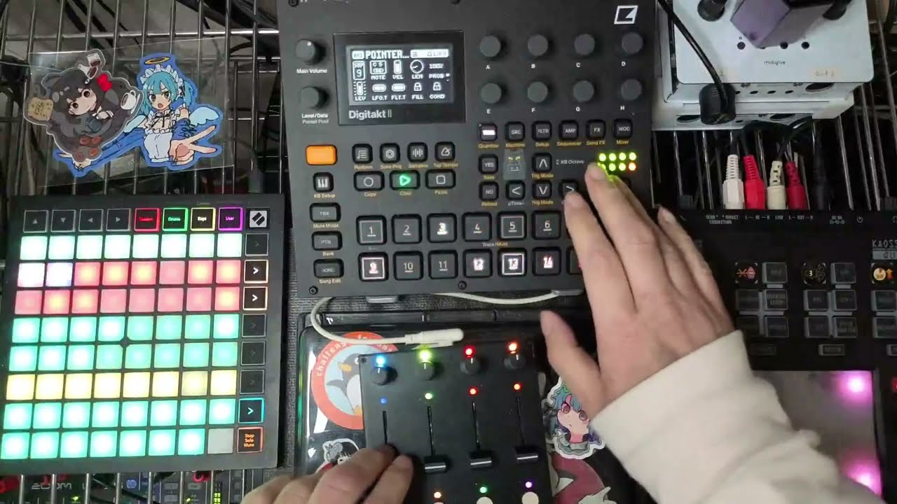 Electron Digitakt II machine live