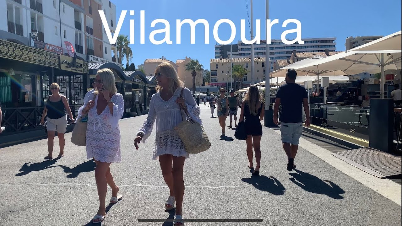 4K  Walk | Portugal | Vilamoura | Algarve | 10 September 2022 | Summer