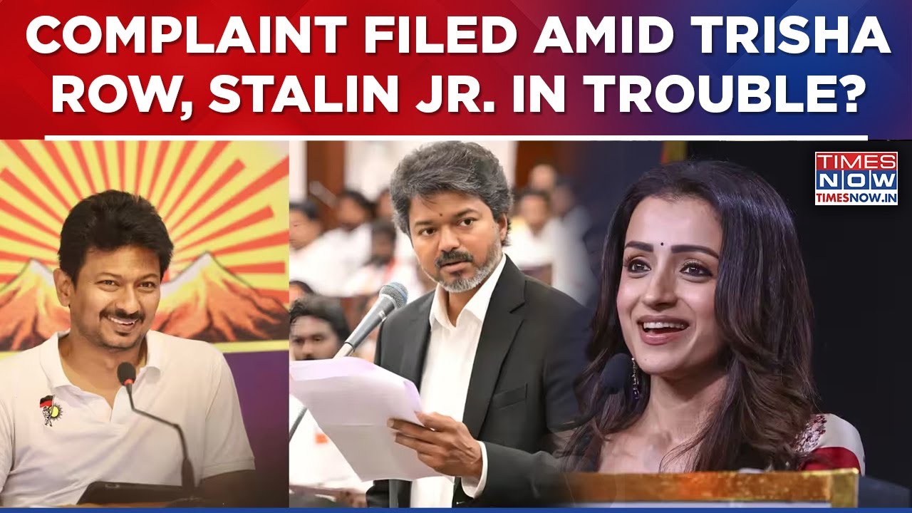 Udhayanidhi Stalin In Trouble? TVK Functionary Files Complaint Over Trisha Remark Row | Top Updates