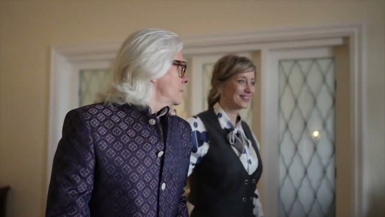 A glimpse of Hugo Jacomet and  Sonya Glyn visiting P N RAO