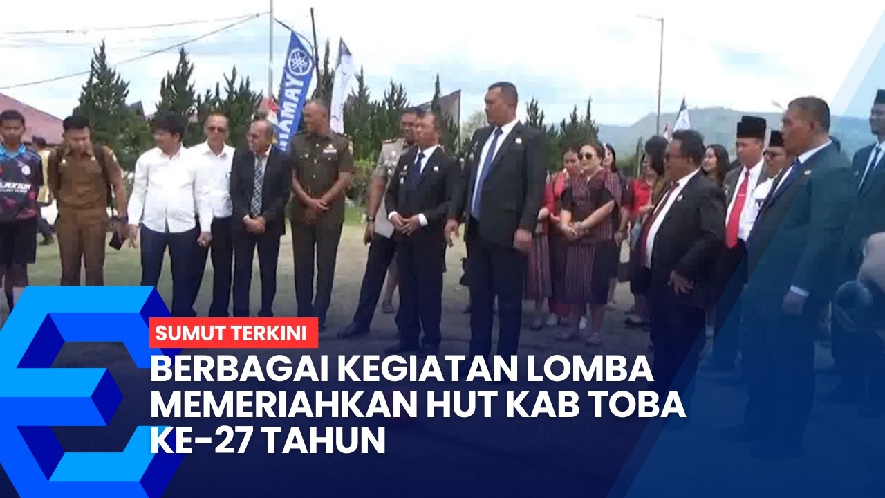 Semarak HUT ke-27, Berbagai Lomba Digelar di Kabupaten Toba