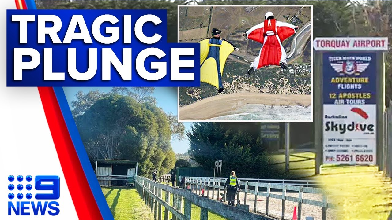Man dies in skydiving accident in Victoria | 9 News Australia