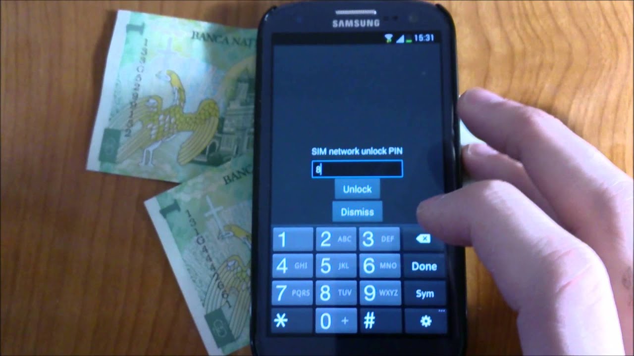 How to unlock Samsung Galaxy S3 i9300 by code