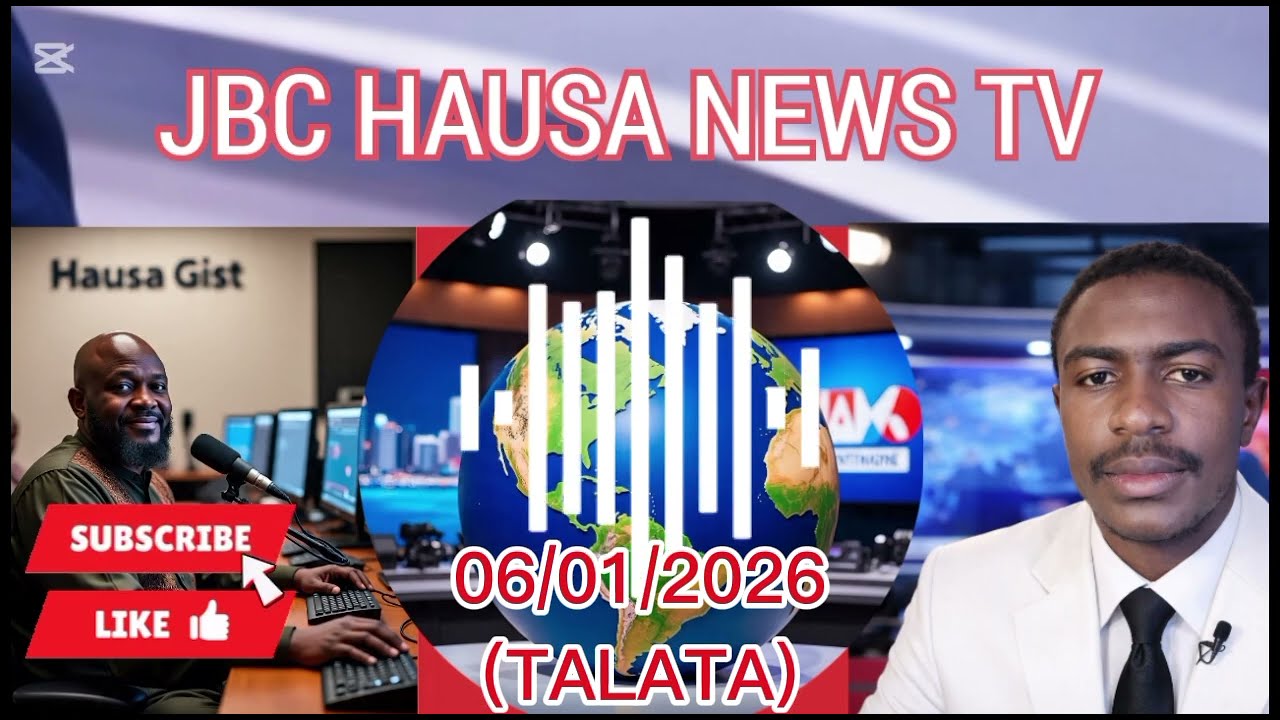 BBC Hausa Labaran Duniya na Yau 06-01-2026 #bbc #hausa #bbcradio #bbcnews