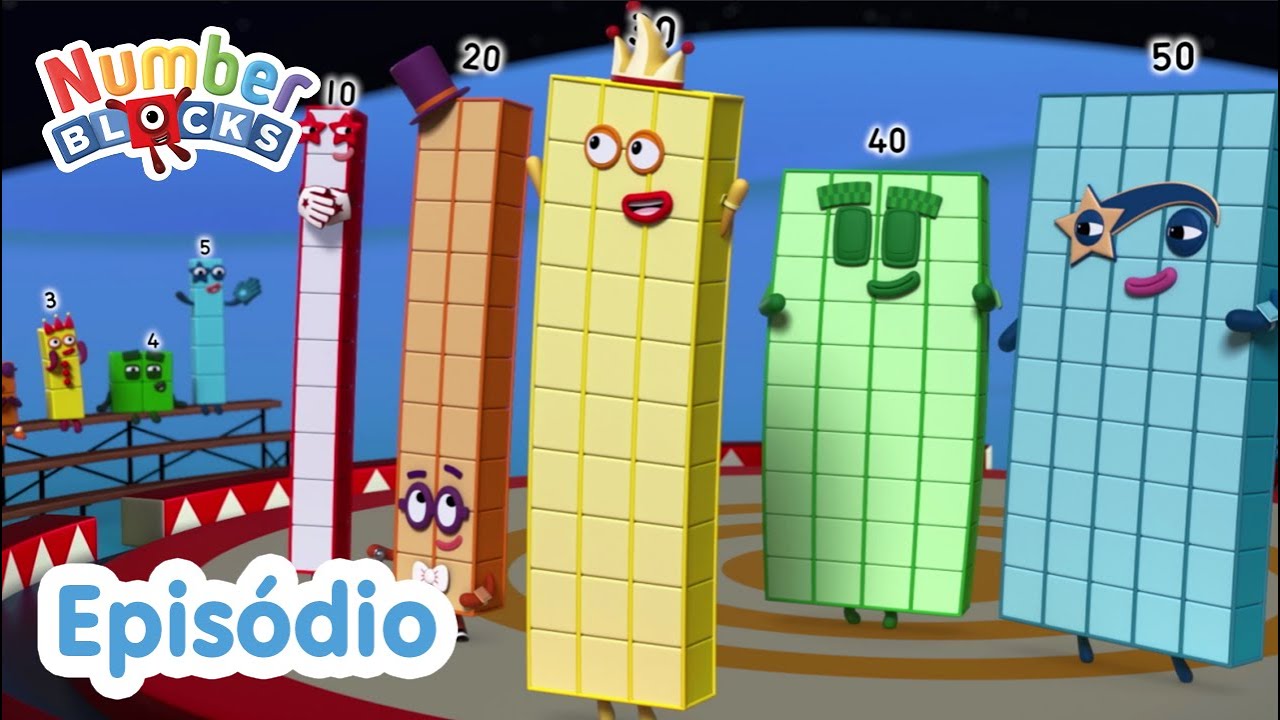 Numberblocks em Portugu&ecirc;s Brasil| Desenhos Animados | O CIRCO DO TRINTA