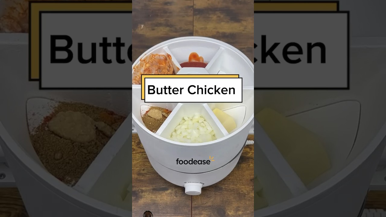 Super quick Automatic cooking butter chicken machine #machine