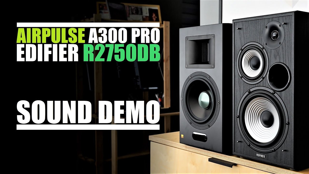 AirPulse A300 PRO против Edifier R2750DB || Сравнение звука