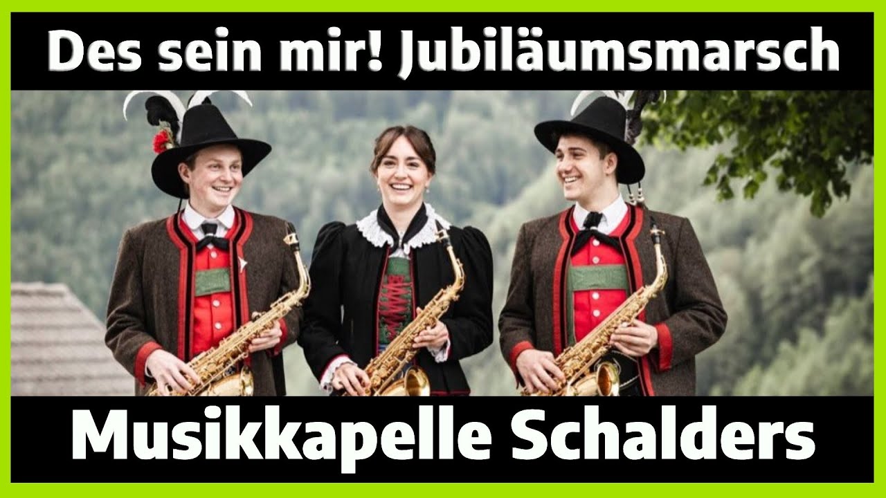 Des sein mir! Jubiläumsmarsch - Live 2025 | Fabian Gottardi & Musikkapelle Schalders