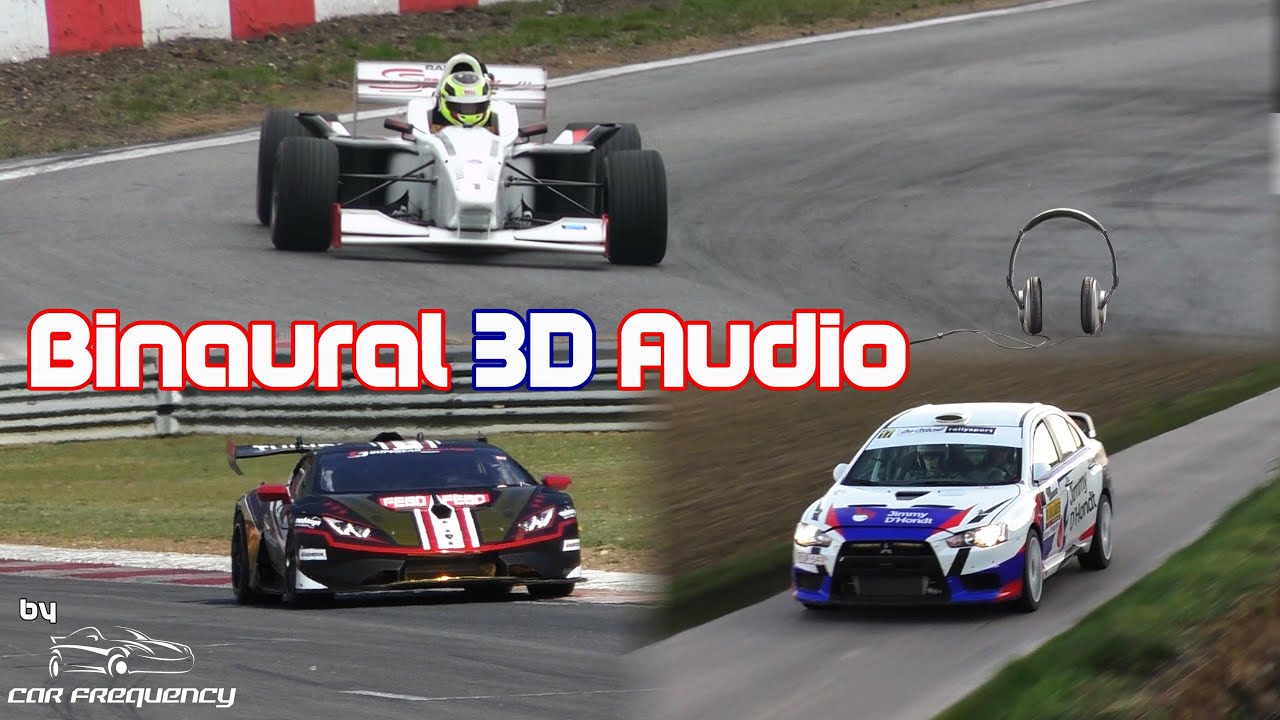 Binaural 3D Audio - race & rally cars