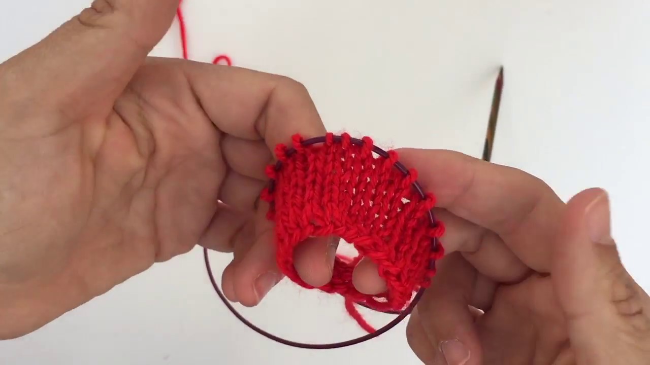 16. Aprende a tejer. Magic Loop Español con agujas circulares ♥  Laura DIY