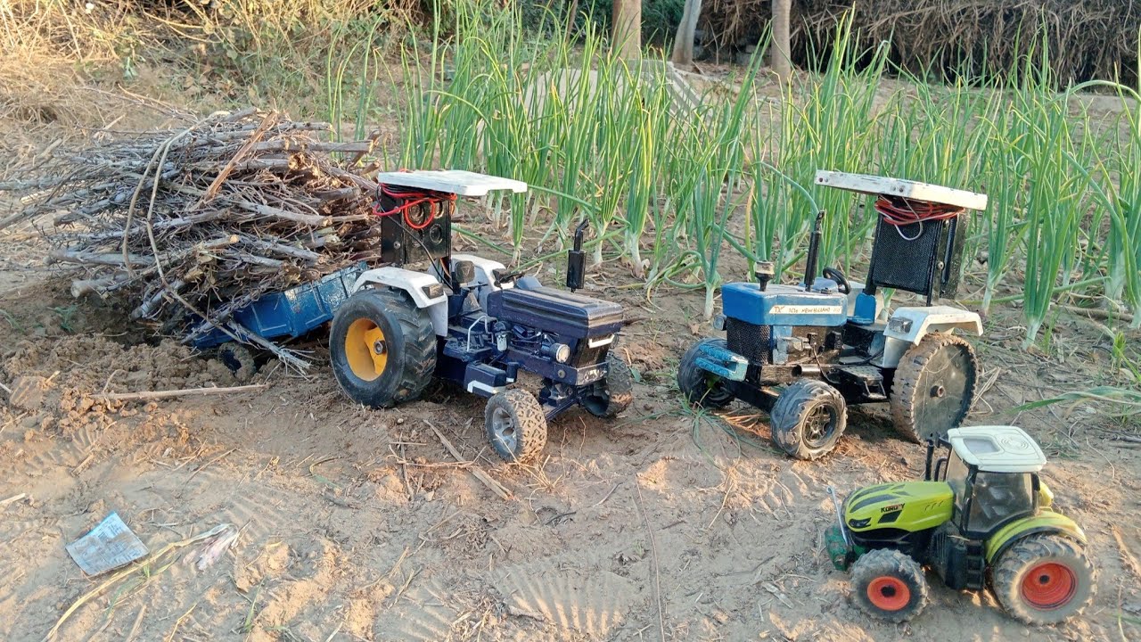 खेतमे wooden भराहुआ ट्रोली फस गया 🔥/ letest mini tractor in india/ Mahesh Rc Project 
