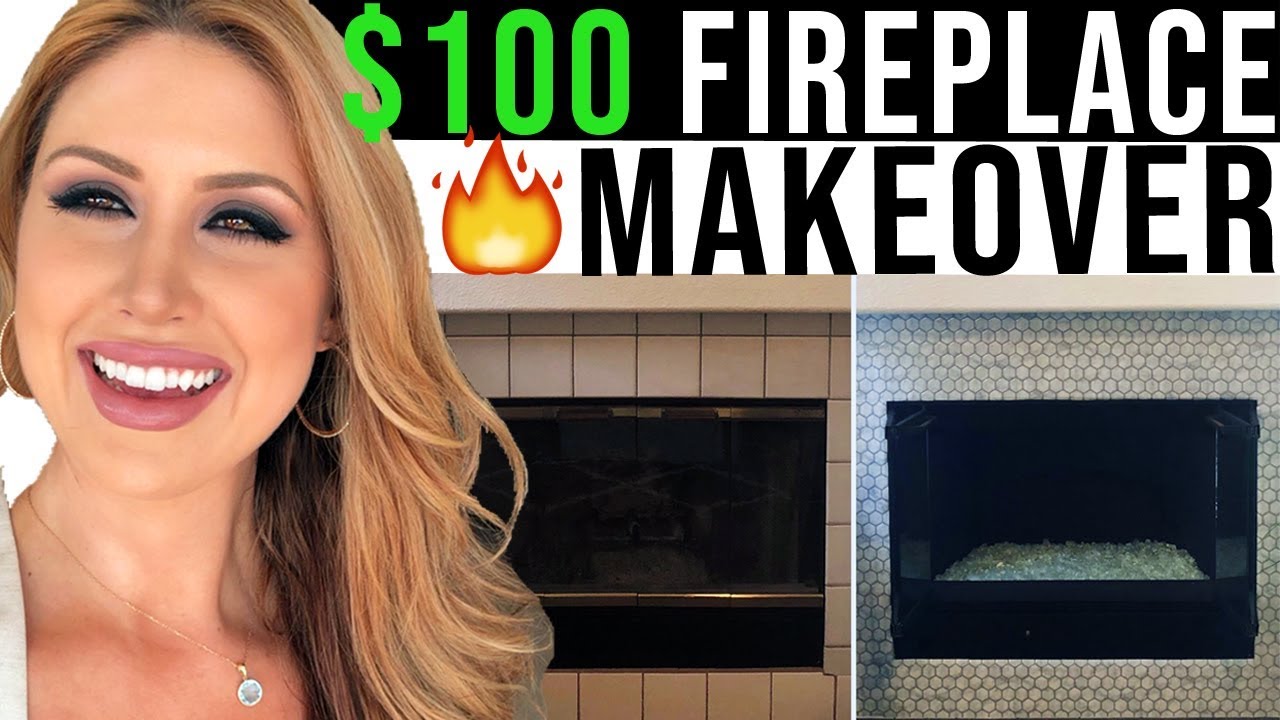 Cheap Fireplace Makeover | DIY Fireplace Update