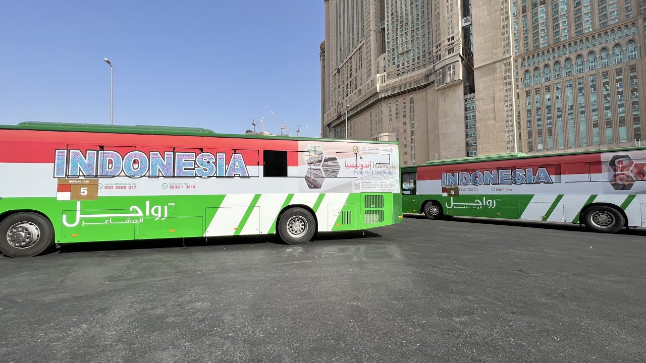 BUS GRATIS UNTUK JAMAAH HAJI | BUS SOLAWAT 24JAM.