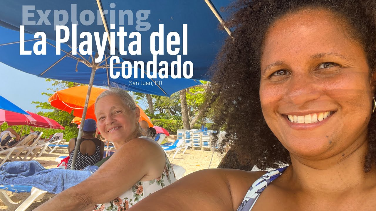 Family Exploring La Playita del Condado in San Juan, PR