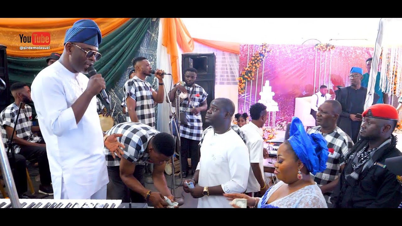 [VIDEO] FEEL THE MUSIC, FEEL ALIVE WITH SIR DEMOLA SUZI @ THE OBASANMI'S WEDDING PARTY | A MUSTWATCH