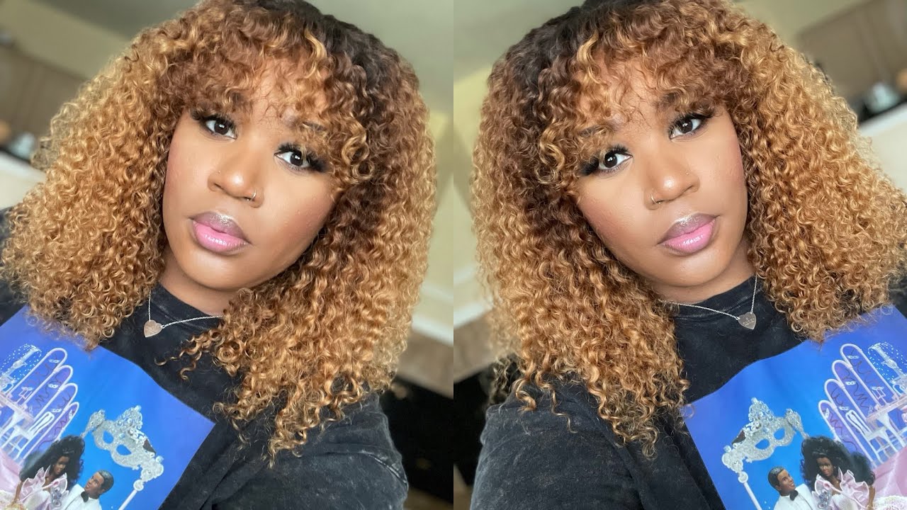 Beautiful Ombre Curls | Easy, No Fuss, Feelin Radiant Lace Wig | HergivenHair