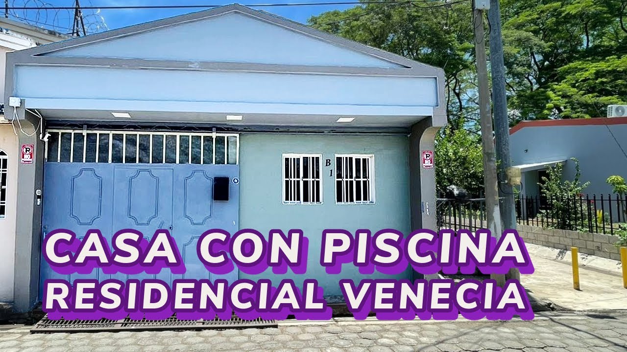 Se Vende Casa en Residencial Venecia Cerca de Metrocentro San Miguel $128,000 Tel +503 7299-8557