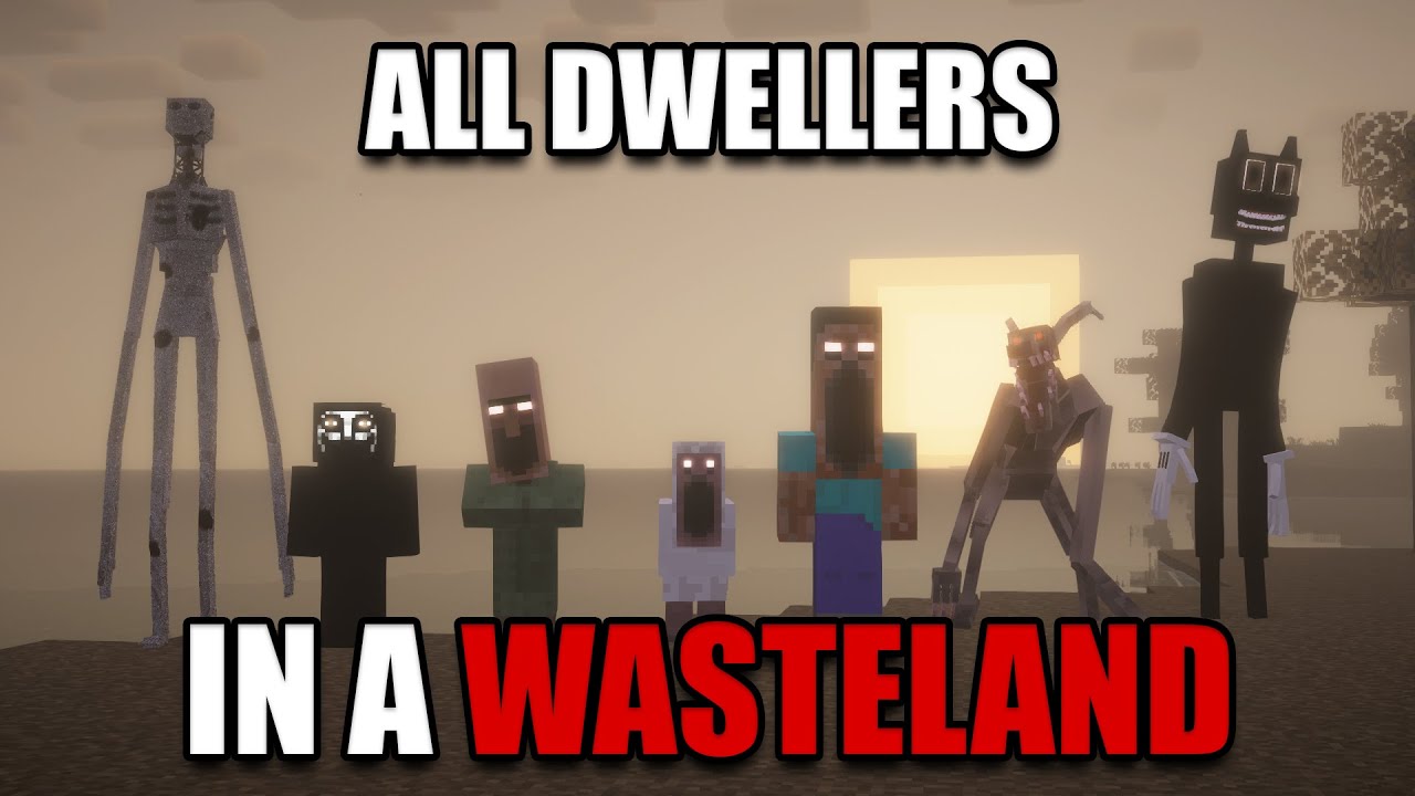 Surviving ALL of Minecraft's DWELLERS in a Wasteland [I added EVERY Dweller to Minecraft...]