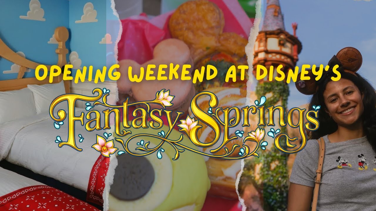 EVERYTHING We Ate at Tokyo DisneySea's FANTASY SPRINGS + Staying at Toy Story Hotel