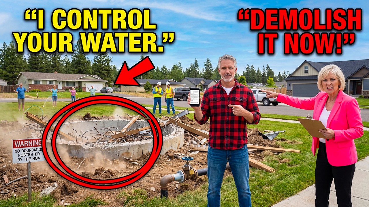HOA Demolished My Water Tower While I Was Overseas &mdash; So I Sent a Crew That Shut Down Their Water