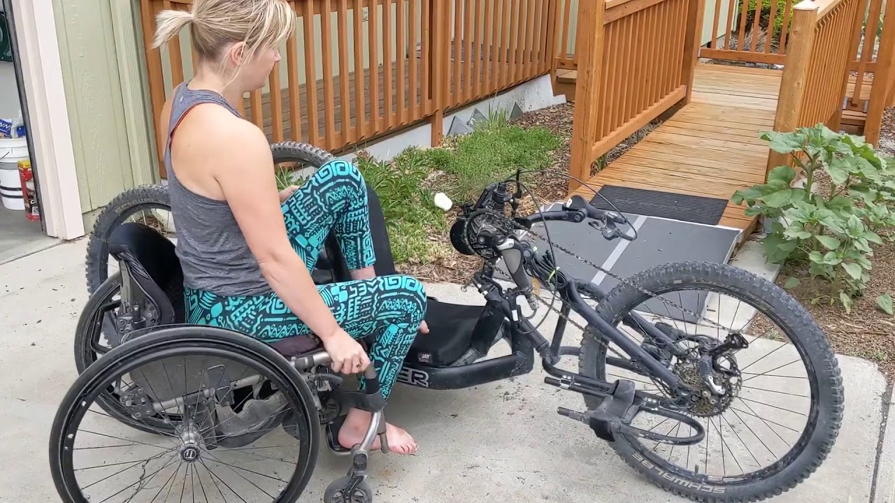 Wheelchair to Handcycle Transfer Series: Ashley